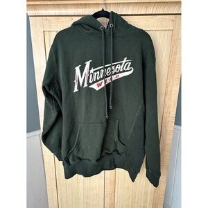 Minnesota Wild Hockey Sports Green Pullover Hoodie Size Large NHL Sweatshirt
